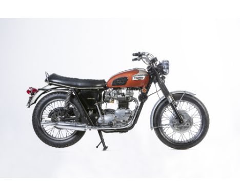 1969 Triumph 649cc T120R BonnevilleRegistration no. not registeredFrame no. T120R GC 21491Engine no. GC 21491 T120RAs the 196