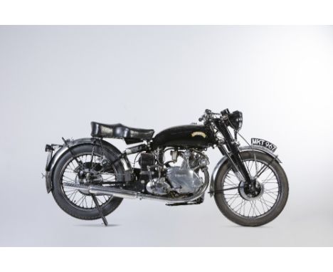 c.1952 Vincent 499cc CometRegistration no. MKT 96YFrame no. RC/1/6341Engine no. F5AB/2A/4441Rear Frame Number. RC/1/6341•Matc