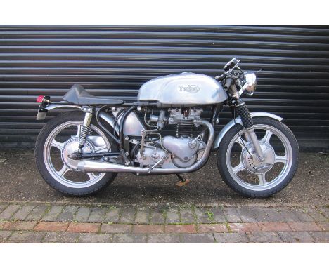 c.1960 Triton 649cc Slimline Pre-unitRegistration no. NoneFrame no. None (see text)Engine no. T110 78525 (see text)This Trito
