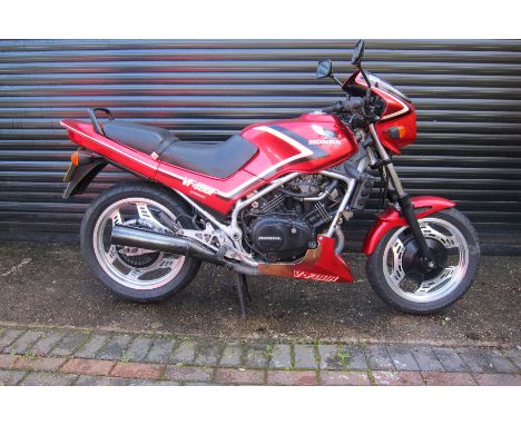 1985 Honda  399cc VF400FDRegistration no. C580 JEGFrame no. NC13-2005337Engine no. NC13E-2005323Honda introduced the VF400F i