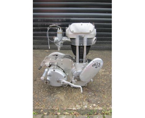 A Matchless G3LS 350cc enginenumbered 50/G3LS 14684 with AJS timing cover, Burman gearbox, clutch, and Amal Monobloc carburet