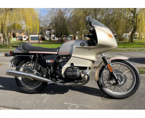 1979 BMW 980cc R100RSRegistration no. DUC 217VFrame no. 6097621Engine no. 6097621Just a few years after introducing the R90/6