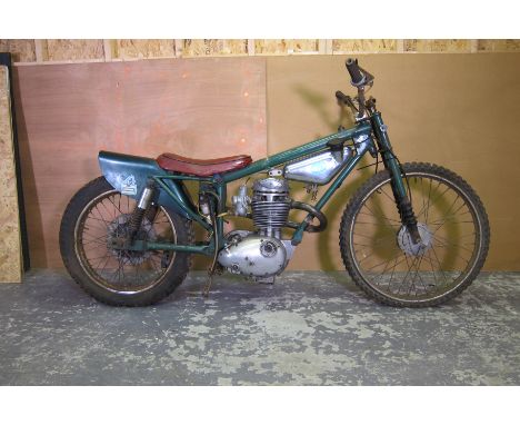 Hagon BSA 441cc Grasstrack Racing Motorcycle ProjectFrame no. none visibleEngine no. B44R 605Alf Hagon was an exponent in bot