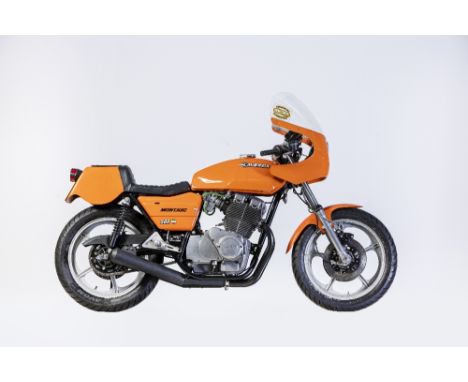 1979 Laverda 497cc Montjuic Mk1Registration no. XJG 466VFrame no. LAV500*2677Engine no. 2677•&nbsp;&nbsp;&nbsp;&nbsp;&nbsp;&n