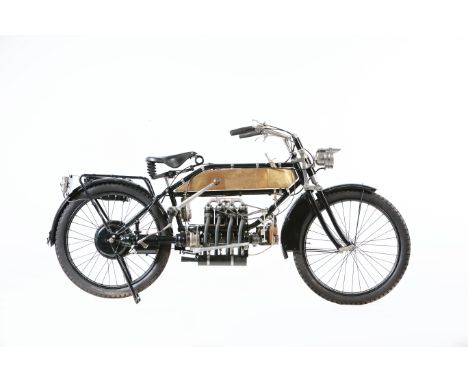 1911 FN 493cc FourRegistration no. BF 9154Frame no. 37555Engine no. 531• Pioneering Veteran-era four-cylinder motorcycle• Acq