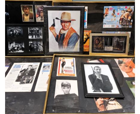 Quantity of framed movie related pictures, displays, Lord Of The Rings film cell etc
all used unchecked