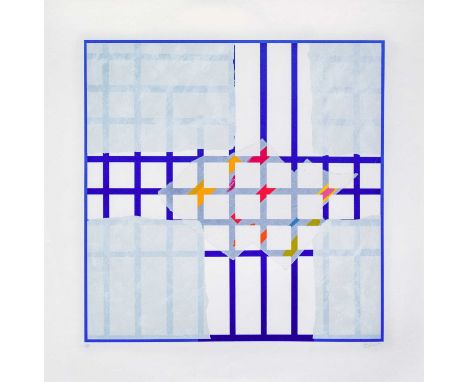 Sandra BLOW (1925-2006) Colour Within, 2005 Silkscreen with collageSignedArtist's ProofImage size 71 x 71cmPaper size 94 x 91