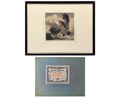 After Frank BRANGWYN RA (1867-1956) The Storm  Etching, inscribed, 19 x 19cm. Along with Modern Masters of Etching, No.1: Fra
