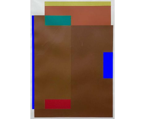 Bob CROSSLEY (1912-2010) Two Browns, 1971 ScreenprintSigned and datedNumbered 23/68Image size 44 x 30.5cmThere is a small whi