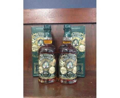 THE GORDON HIGHLANDERS (2) Blended Scotch Whisky 70cl, 40% volume, in carton. 2 bottles.