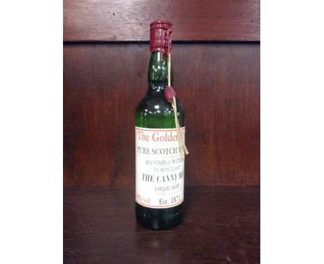 THE GOLDEN DROP 'THE CANNY MAN' Blended Scotch Whisky Bottle no. 2012. 70cl, 40% volume.