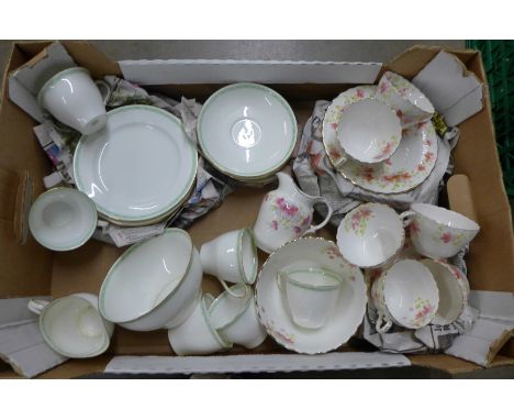 A Hughes  Co. tea service and one other **PLEASE NOTE THIS LOT IS NOT ELIGIBLE FOR POSTING AND PACKING** 
