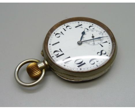 A Goliath pocket watch with Arabic numerals 