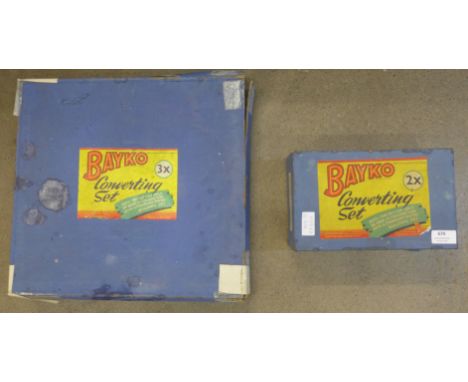 Two Bayko converting sets 