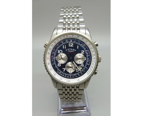 A Rotary chronograph wristwatch 