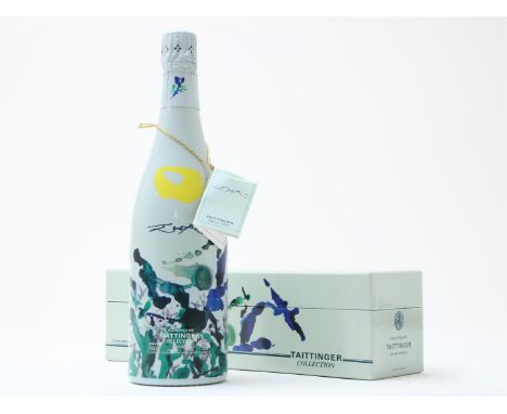 Taittinger "Collection", Vintage Champagne, ontwerp Zao Wou-ki, 1998, met documentatie en orignele doos.