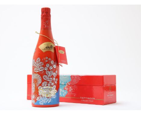 Taittinger "Collection", Vintage Champagne, ontwerp Imaï, 1988, met documentatie en orignele doos.