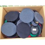 50x British Forces caps - various divisions - mixed sizes