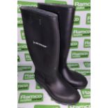3x pairs of Dunlop wellington boots - Pricemastor Black / Black - 380PP - size 4