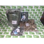 British Forces medium weight / large sleeping bag, liner, compression sack, sleeping bag case