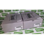 2x pairs of Magnum indoor trainers - White - size 7M