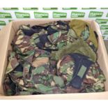 100x British Army DPM mixed hats - cold weather, tropical and combat - mixed sizes