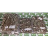 8x British Army MTP windproof smocks, 1x British Army MTP combat smock 2 windproof
