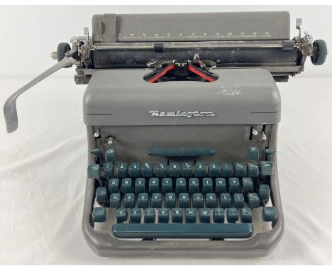 A vintage 1950's Remington typewriter. 