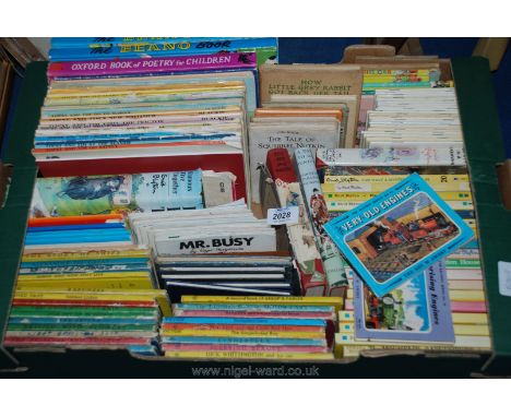 A large quantity of children's books to include; Enid Blyton, Beano, Ladybird books, Thomas the Tank Engine, etc.