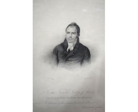 After D R Murphy (19th century), engraved by R W Sievier, Portrait of John Crome the Elder  black and white engraving publish