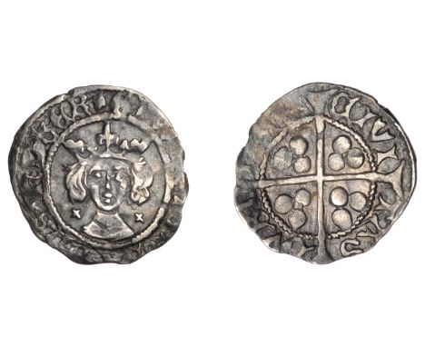 Edward IV (Second reign, 1471-1483), Light Cross and Pellets coinage (c.1473-8), Penny, Dublin, edward di gra dns hyber, salt