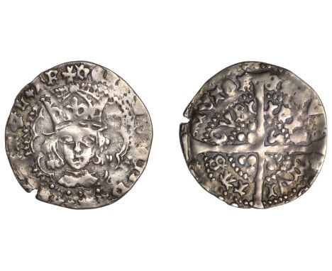 Henry VII (1485-1509), Late Portrait issues (c. 1496-1505), Groat, Dublin, type IA, bust with arched crown and breaking plain