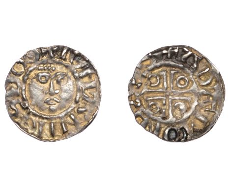 John (as Lord, 1172-1199), Second coinage, Halfpenny, type Ib, Dublin, Adam, adam on dwe, legend ends doo, 0.73g/6h (O’Sulliv