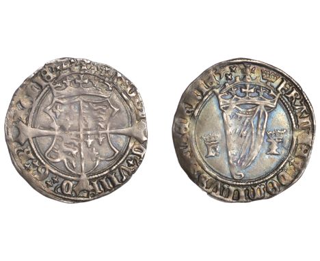 Henry VIII (1509-1547), First Harp issue (1534-40), Groat, mm. crown, hi (Jane Seymour), 2.34g/6h (S 6473; DF 202). Very fine