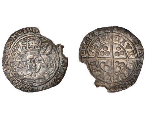 Edward IV (First reign, 1461-1470), Heavy Cross and Pellets coinage (c.1465-7), Groat, Dublin, mm. rose, no marks in tressure