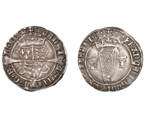 Henry VIII (1509-1547), First Harp issue (1534-40), Groat, mm. crown, hi (Jane Seymour), 2.62g/5h (S 6473; DF 202). Better th