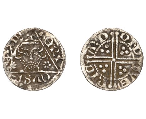 Henry III (1216-1272), Penny, class Ic, Dublin, Ricard, ricard on dive, sexfoil to right of bust, (faint) star by sceptre hea