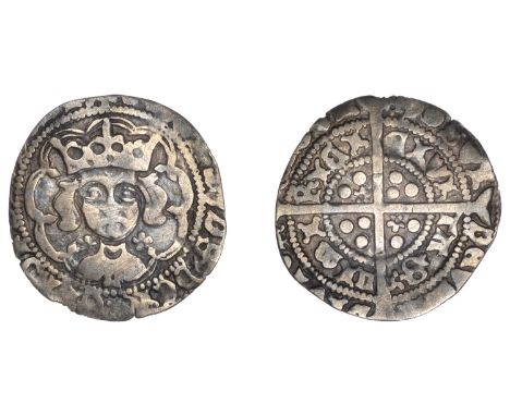Edward IV (Second reign, 1471-1483), Light Cross and Pellets coinage (c.1473-8), Issues of the Ungoverned Mints, Halfgroat, L
