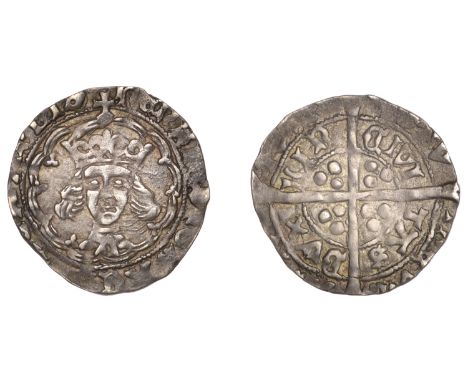 Henry VII (1485-1509), Late Portrait issues (c. 1496-1505), Halfgroat, Dublin, bust wearing arched crown within tressure, tre