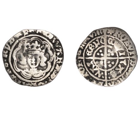 Edward IV (Second reign, 1471-1483), Light Cross and Pellets coinage (c.1473-8), Halfgroat, Waterford, mm. rosette, nothing o
