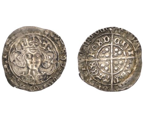 Edward IV (Second reign, 1471-1483), Light Cross and Pellets coinage (c.1473-8), Groat, Waterford, mm. uncertain on obv., pie