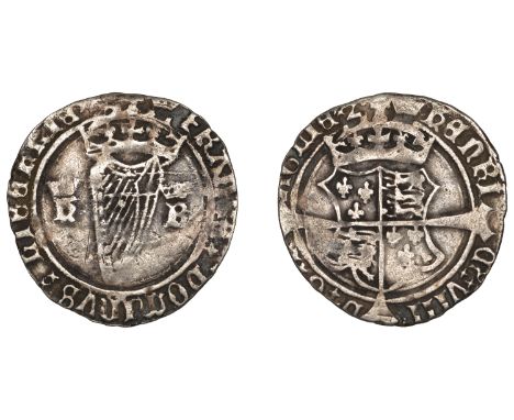 Henry VIII (1509-1547), First Harp issue (1534-40), Groat, mm. crown, hr (Henricus Rex), 2.08g/12h (S 6475; DF 204). About ve