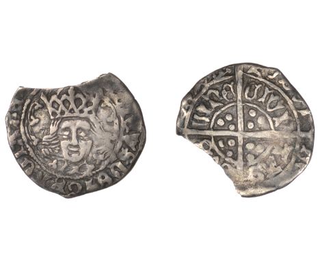 Henry VII (1485-1509), Late Portrait issues (c. 1496-1505), Halfgroat, Dublin, type IIA, bust with arched crown and breaking 