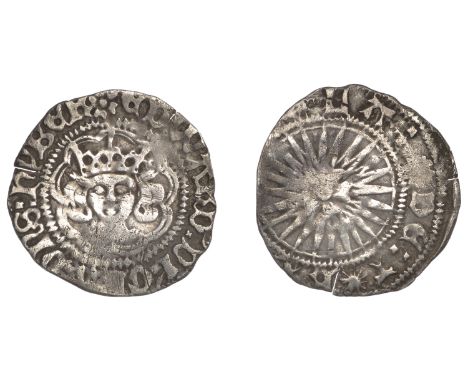 Edward IV (First reign, 1461-1470), Bust/Rose on Sun: ‘Doubles’ coinage (c. 1467-70), Groat, Trim, mm. rose, crowned bust fac