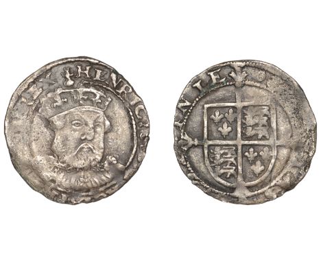 Henry VIII (1509-1547), Posthumous coinage (1547-50), Sixpenny Groat, type I, Dublin, mm. boar’s head on rev. only, 2.54g/1h 