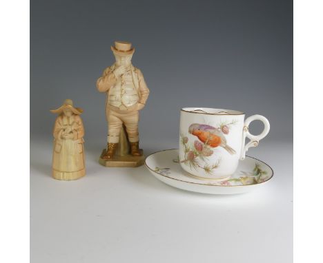 A Royal Worcester blush ivory figure of John Bull, from the Countries of the World Series, with factory marks to base, H 17cm