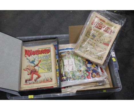 Vintage comics, The Wizard full year 1935, also March 25th 1939 and 22nd April 1939, The Victor 1st January 1966- March 1966 