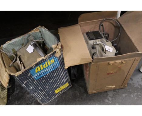 Two vintage projectors