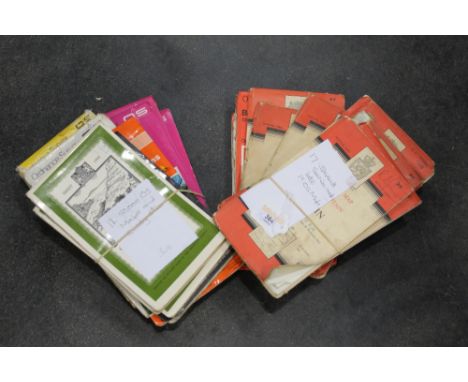 17 1" ordnance survey maps and 12 1:50,000 ordnance survey maps 