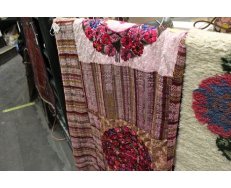 Vintage bed throw